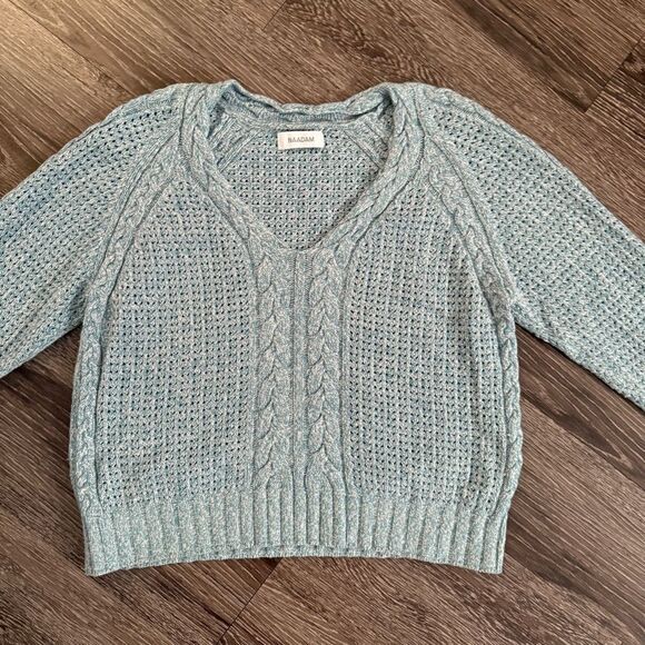 Naadam Cotton V Neck Sweater - Picture 9 of 9
